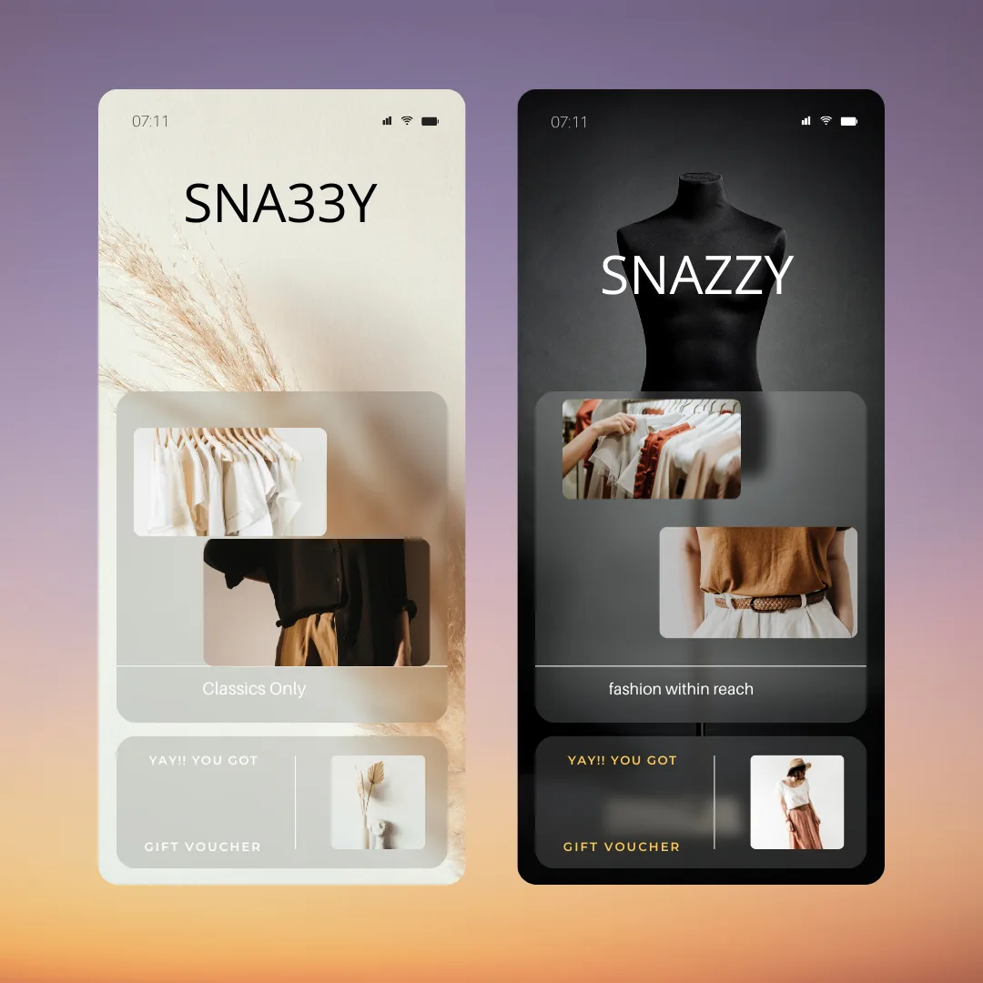 Creative apps fashion gift voucher notification(1)